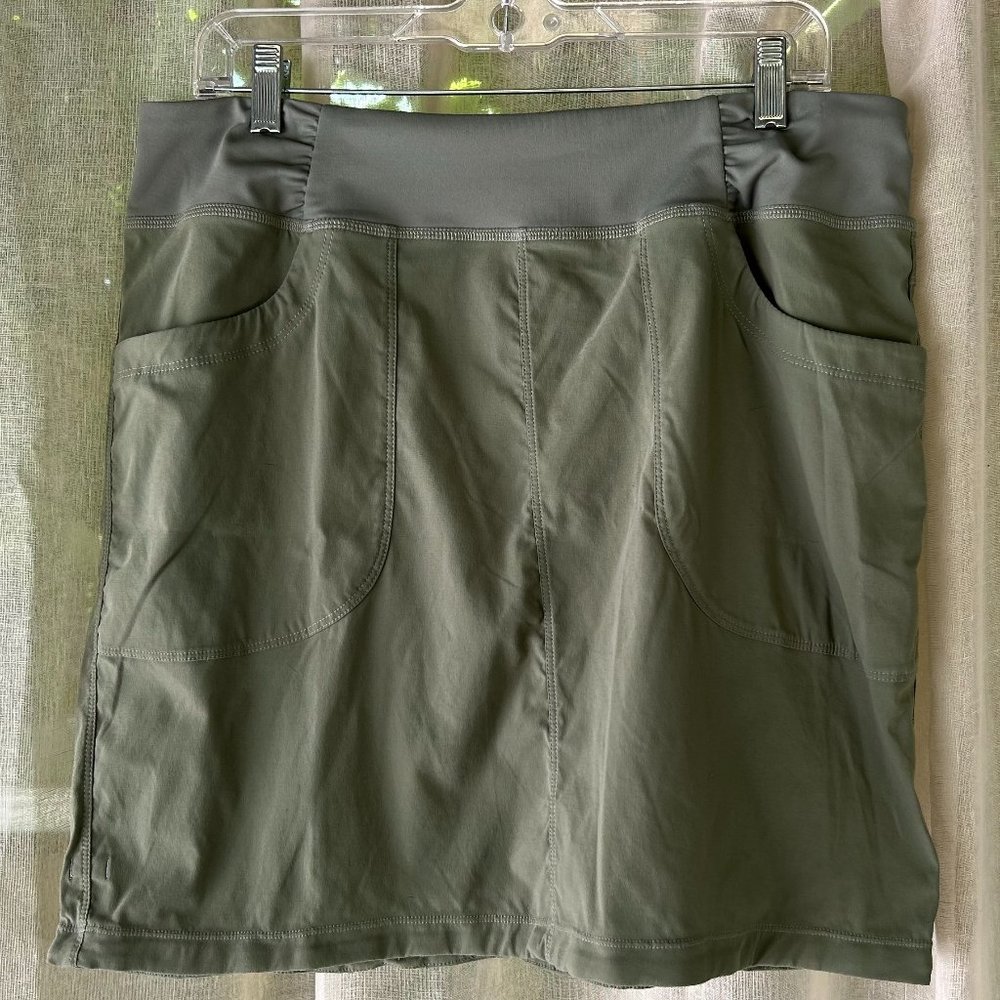 Mountain Hard Wear Mini Hiking Skirt Size L Sage Green